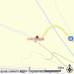 秋田県秋田市河辺岩見小平岱51周辺の地図