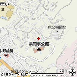 岩手県盛岡市東中野町16-20周辺の地図