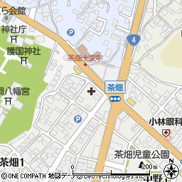 茶畑歯科医院周辺の地図