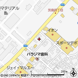 秋田中央トランスポート秋田中央タクシー周辺の地図