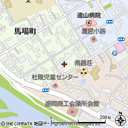 酒造組合周辺の地図