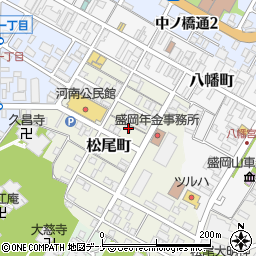 江刺家名入れ専門店周辺の地図