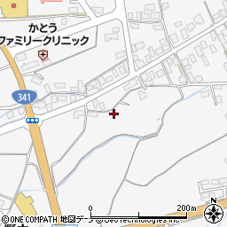秋田県仙北市田沢湖生保内野中周辺の地図