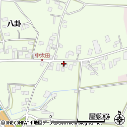 中太田公民館周辺の地図