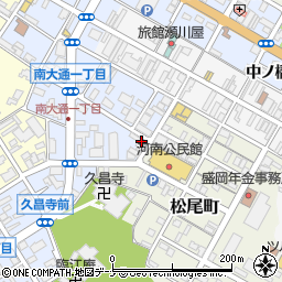 互光商事株式会社盛岡営業所周辺の地図