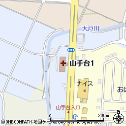 秋田東警察署周辺の地図