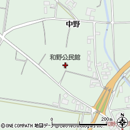 和野公民館周辺の地図