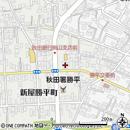 秋田銀行割山支店 ＡＴＭ周辺の地図