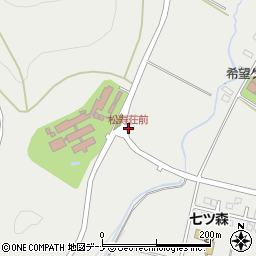 松寿荘前周辺の地図