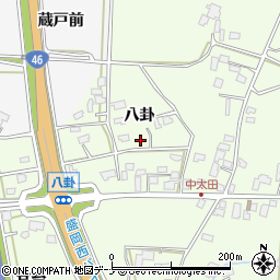 岩手県盛岡市中太田八卦53周辺の地図