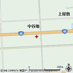 岩手県雫石町（岩手郡）上野（中谷地）周辺の地図