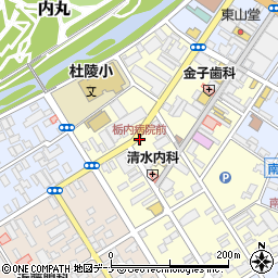 栃内病院前周辺の地図