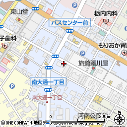 大川生花店周辺の地図