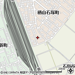 秋田県秋田市楢山石塚町7-25周辺の地図