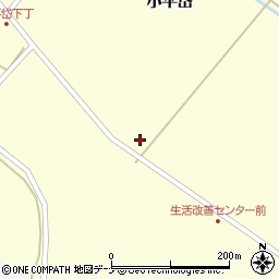 秋田県秋田市河辺岩見小平岱7周辺の地図