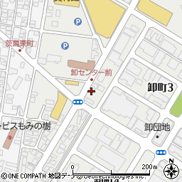 株式会社山二　ＳＥＬＦ秋田卸町周辺の地図