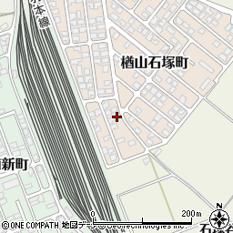 秋田県秋田市楢山石塚町7-7周辺の地図