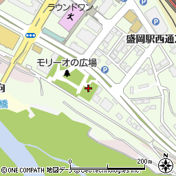 駅西夕照公園周辺の地図