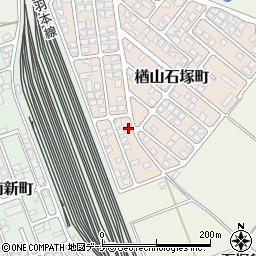 秋田県秋田市楢山石塚町7-6周辺の地図