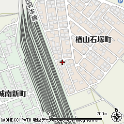 秋田県秋田市楢山石塚町6-3周辺の地図