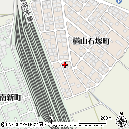 秋田県秋田市楢山石塚町7-32周辺の地図