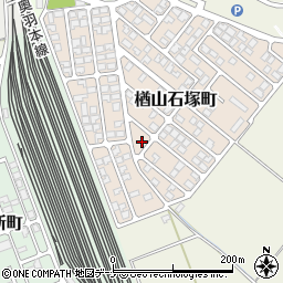 秋田県秋田市楢山石塚町9-6周辺の地図