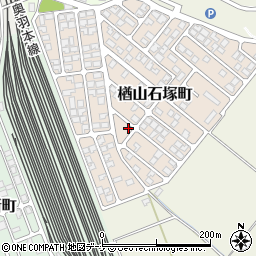秋田県秋田市楢山石塚町9-5周辺の地図