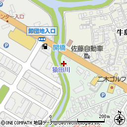 秋田生コンクリート株式会社周辺の地図