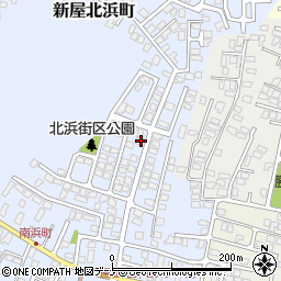秋田県秋田市新屋北浜町6-2周辺の地図