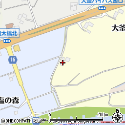 岩手県滝沢市大釜上竹鼻16-2周辺の地図