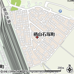 秋田県秋田市楢山石塚町12-6周辺の地図