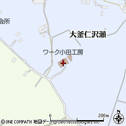 ワーク小田工房周辺の地図