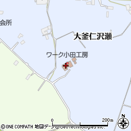 ワーク小田工房周辺の地図