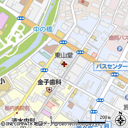 株式会社東山堂　肴町本店周辺の地図