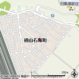 秋田県秋田市楢山石塚町15-35周辺の地図