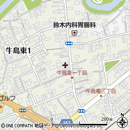 小松冨之助商店　秋田営業所周辺の地図