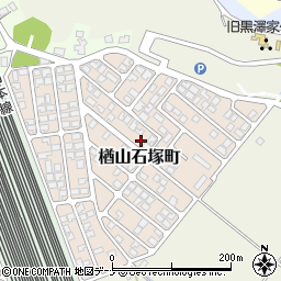 秋田県秋田市楢山石塚町周辺の地図