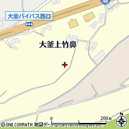 岩手県滝沢市大釜上竹鼻48周辺の地図