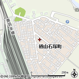 秋田県秋田市楢山石塚町13-5周辺の地図