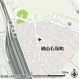 秋田県秋田市楢山石塚町13-3周辺の地図