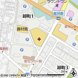 美容室小町卸町店周辺の地図