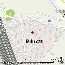 秋田県秋田市楢山石塚町16-12周辺の地図