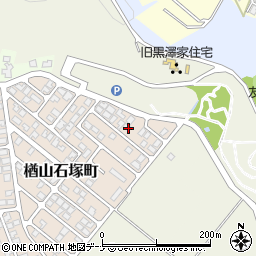 秋田県秋田市楢山石塚町23周辺の地図