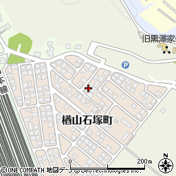 秋田県秋田市楢山石塚町20-2周辺の地図