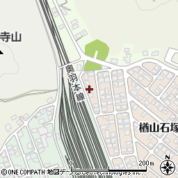 秋田県秋田市楢山石塚町1-31周辺の地図