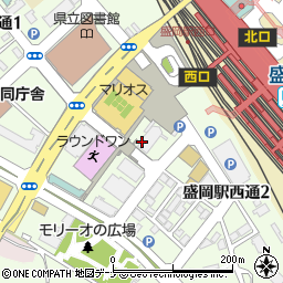 株式会社岩手朝日テレビ　技術局周辺の地図