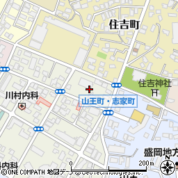 岩手県盛岡市志家町10周辺の地図