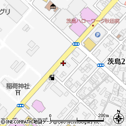 株式会社山電　秋田営業所周辺の地図