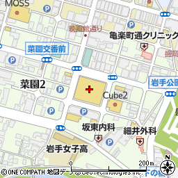 ミキハウス盛岡川徳店周辺の地図