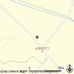 秋田県秋田市河辺岩見小平岱2周辺の地図